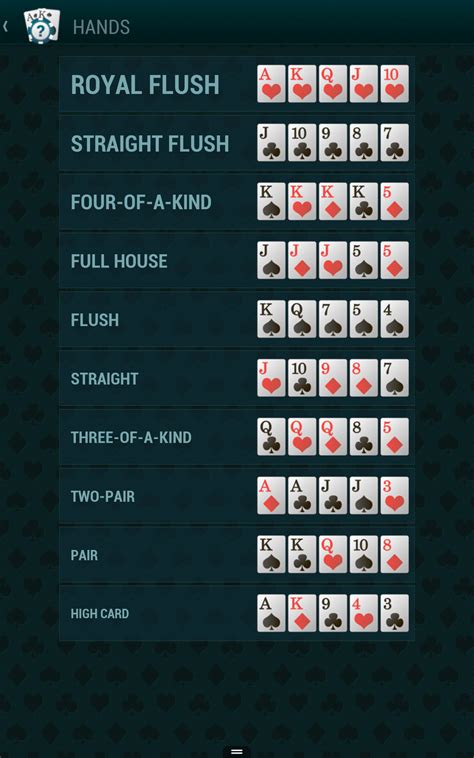 poker liste app